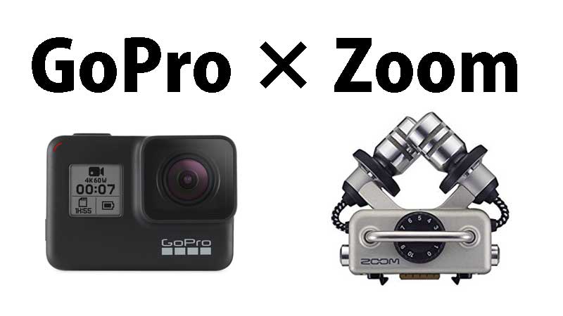 希望】GoPro HERO7のカメラ性能が凄いのでZOOMマイクカプセルが装着 